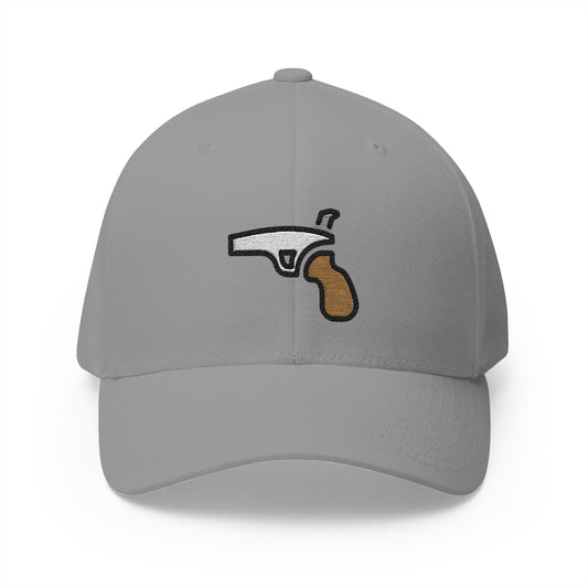 Water Pistol Emoji Grey Cap – Premium by Capmoji