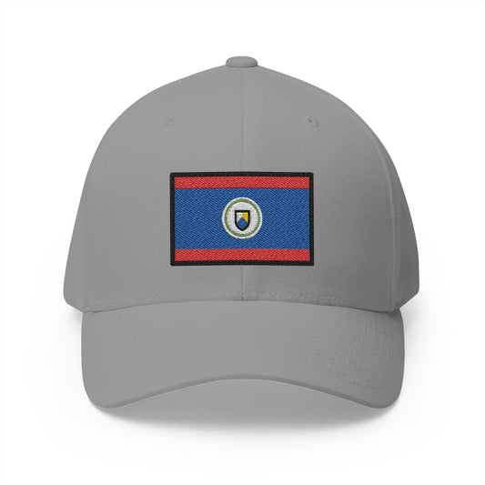 Flag: Belize Emoji Grey Cap – Premium by Capmoji