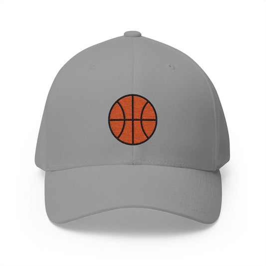 Basketball Emoji Grey Cap – Premium by Capmoji