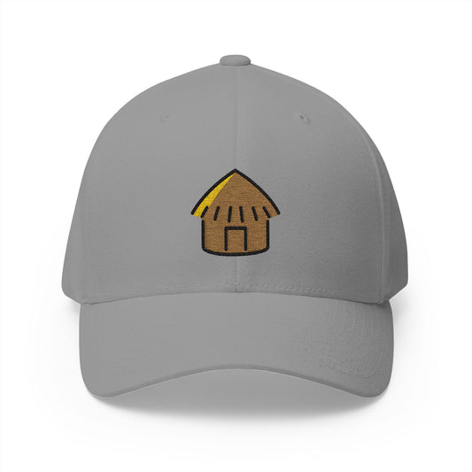 Hut Emoji Grey Cap – Premium by Capmoji