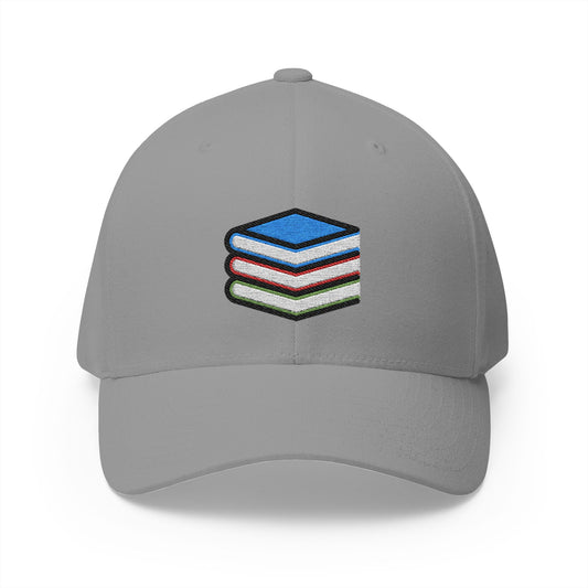 Books Emoji Grey Cap – Premium by Capmoji
