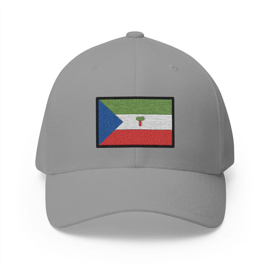 Flag: Equatorial Guinea Emoji Grey Cap – Premium by Capmoji