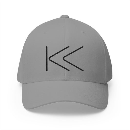 Last Track Button Emoji Grey Cap – Premium by Capmoji