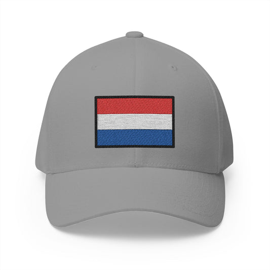Flag: Netherlands Emoji Grey Cap – Premium by Capmoji