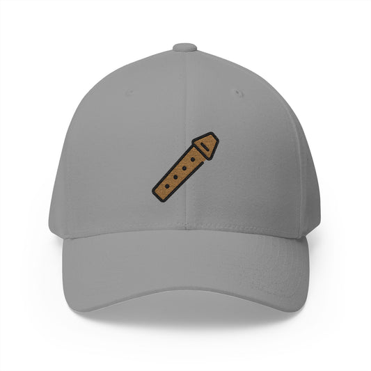 Flute Emoji Grey Cap – Premium by Capmoji