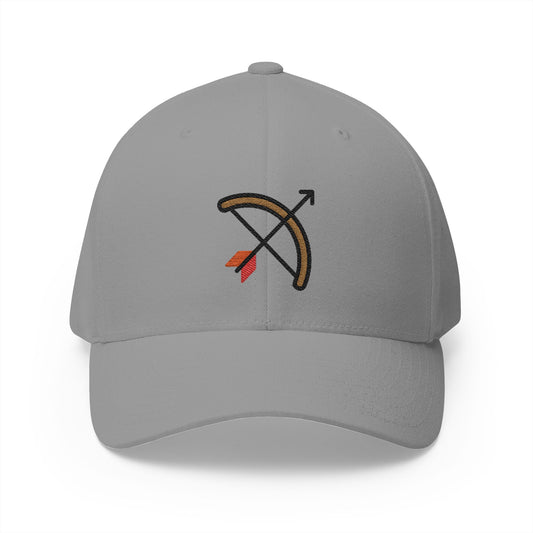 Bow And Arrow Emoji Grey Cap – Premium by Capmoji