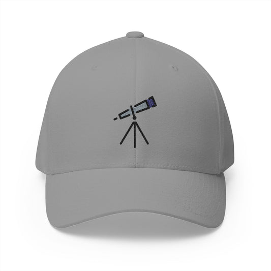 Telescope Emoji Grey Cap – Premium by Capmoji