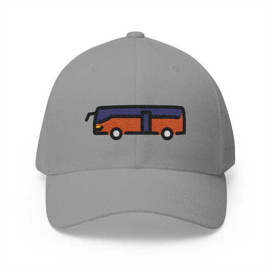 Bus Emoji Grey Cap – Premium by Capmoji