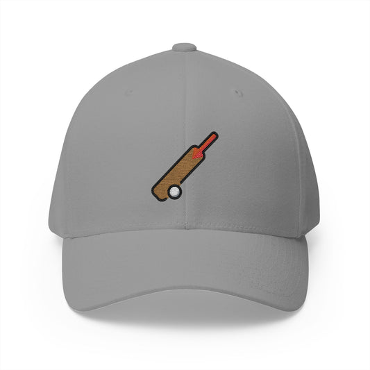 Cricket Game Emoji Grey Cap – Premium by Capmoji
