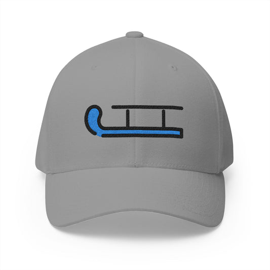 Sled Emoji Grey Cap – Premium by Capmoji