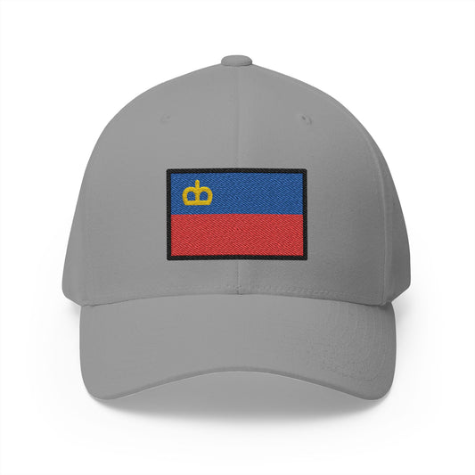 Flag: Liechtenstein Emoji Grey Cap – Premium by Capmoji