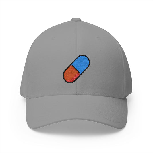 Pill Emoji Grey Cap – Premium by Capmoji