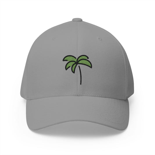 Palm Tree Emoji Grey Cap – Premium by Capmoji