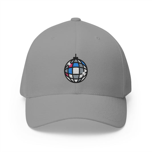 Mirror Ball Emoji Grey Cap – Premium by Capmoji