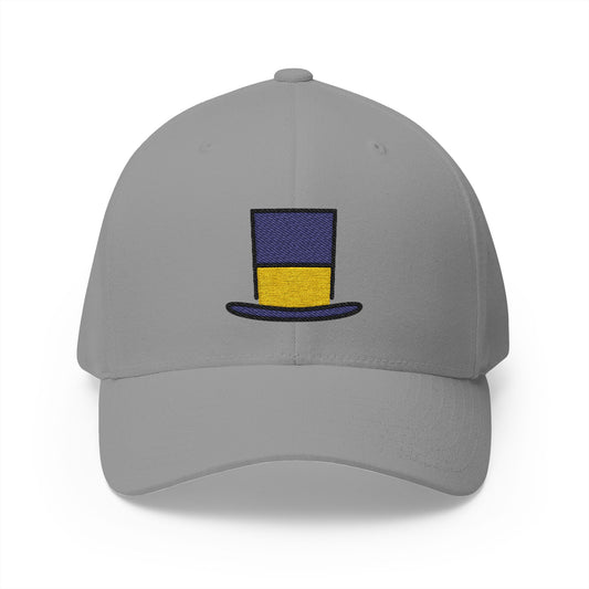 Top Hat Emoji Grey Cap – Premium by Capmoji