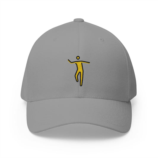 Man Dancing Emoji Grey Cap – Premium by Capmoji