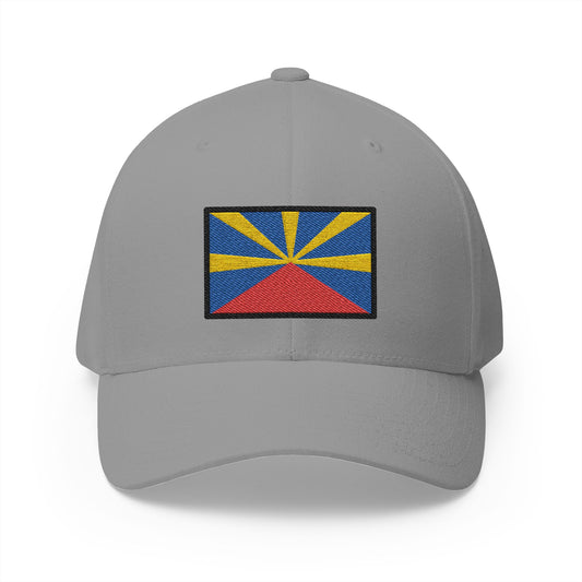 Flag: Réunion Emoji Grey Cap – Premium by Capmoji