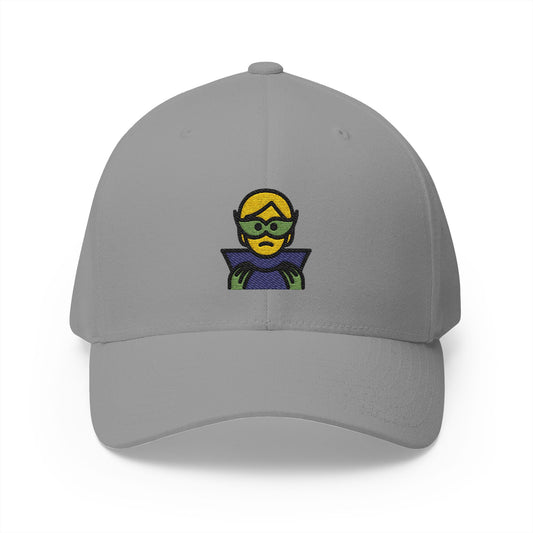 Supervillain Emoji Grey Cap – Premium by Capmoji