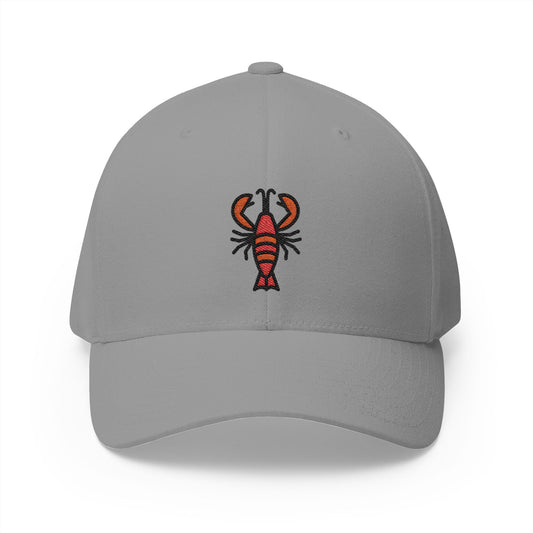 Lobster Emoji Grey Cap – Premium by Capmoji
