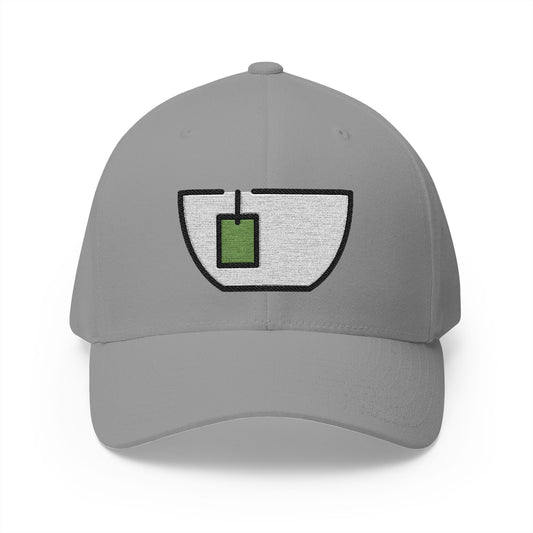 Teacup Without Handle Emoji Grey Cap – Premium by Capmoji