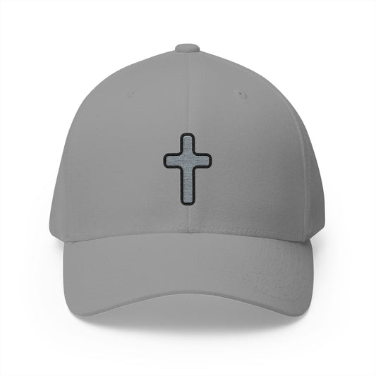 Latin Cross Emoji Grey Cap – Premium by Capmoji