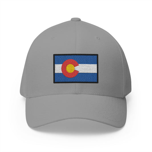 Colorado Flag Emoji Grey Cap – Premium by Capmoji