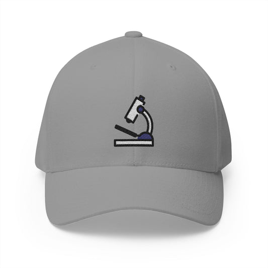 Microscope Emoji Grey Cap – Premium by Capmoji