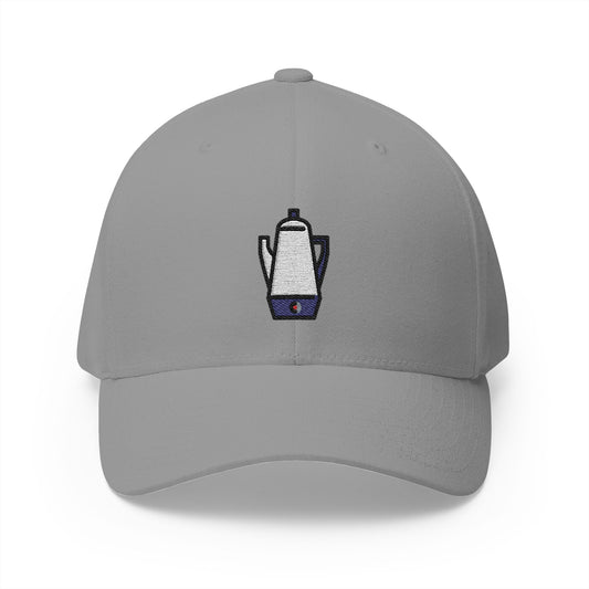 Electric Coffee Percolator Emoji Grey Cap – Premium by Capmoji