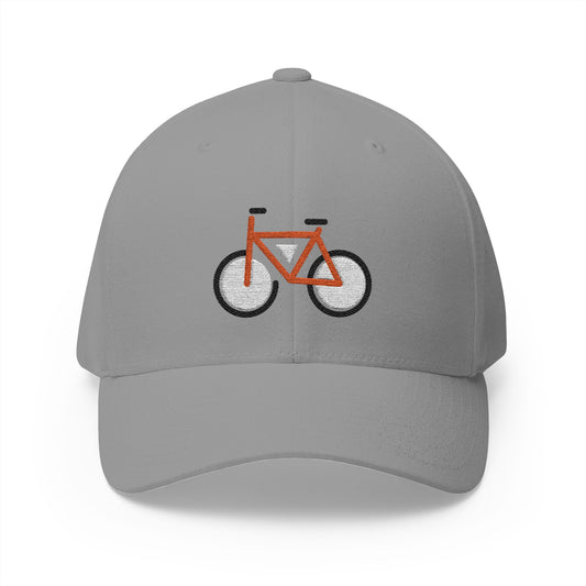 Bicycle Emoji Grey Cap – Premium by Capmoji