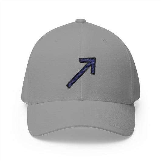 Up-Right Arrow Emoji Grey Cap – Premium by Capmoji