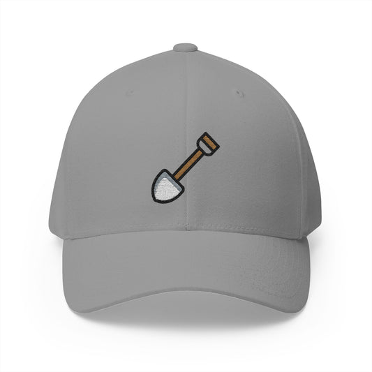 Shovel Emoji Grey Cap – Premium by Capmoji