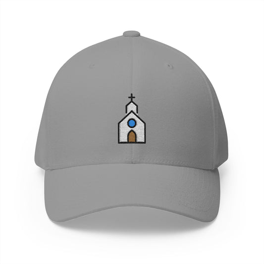 Church Emoji Grey Cap – Premium by Capmoji