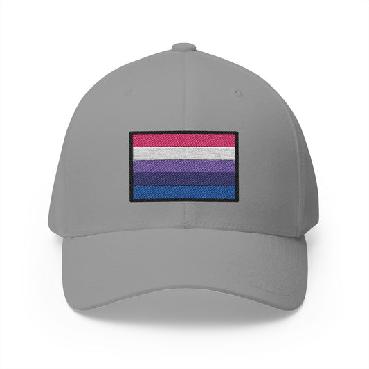 Genderfluid Emoji Grey Cap – Premium by Capmoji