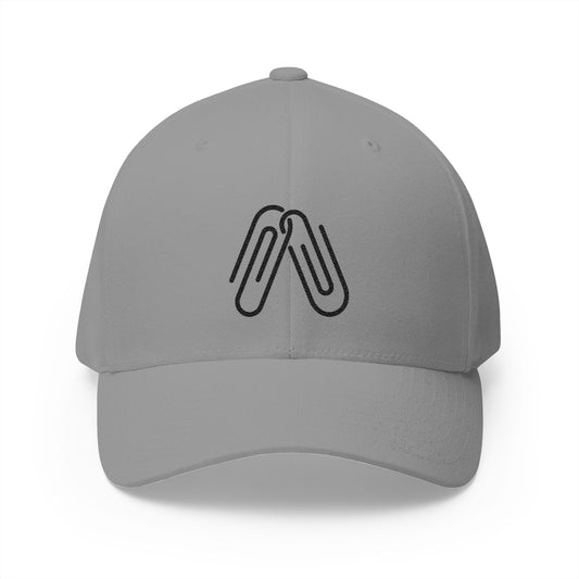 Linked Paperclips Emoji Grey Cap – Premium by Capmoji