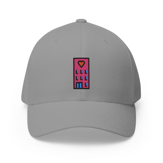 Love Hotel Emoji Grey Cap – Premium by Capmoji