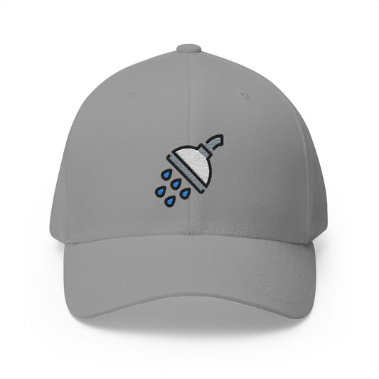 Shower Emoji Grey Cap – Premium by Capmoji