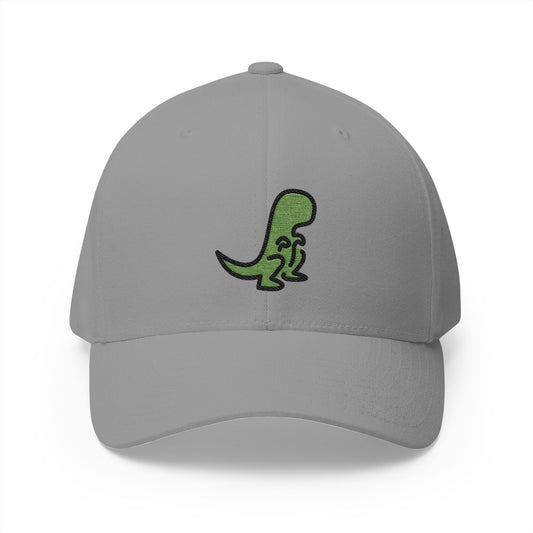 T-Rex Emoji Grey Cap – Premium by Capmoji