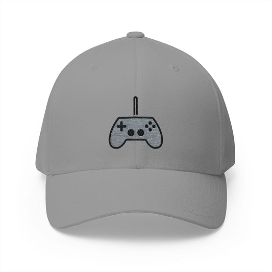 Video Game Emoji Grey Cap – Premium by Capmoji