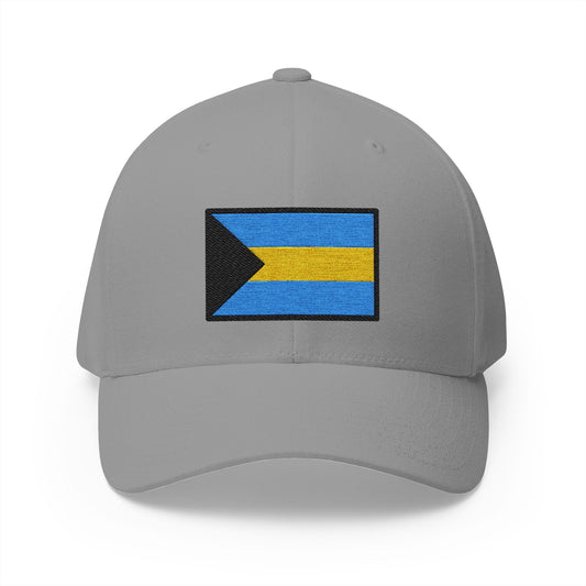 Flag: Bahamas Emoji Grey Cap – Premium by Capmoji