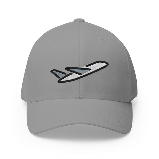Airplane Departure Emoji Grey Cap – Premium by Capmoji