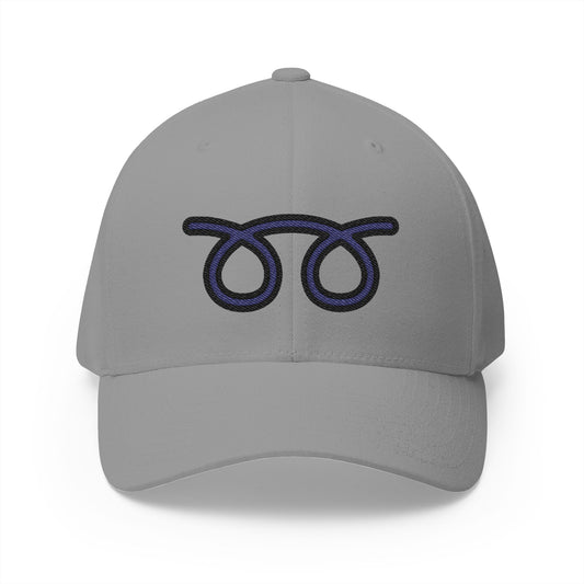 Double Curly Loop Emoji Grey Cap – Premium by Capmoji