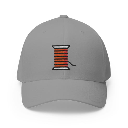 Thread Emoji Grey Cap – Premium by Capmoji
