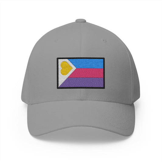 Polyamory Emoji Grey Cap – Premium by Capmoji