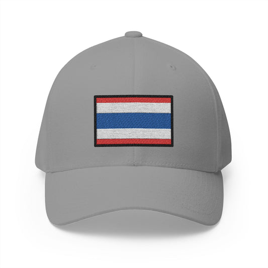 Flag: Thailand Emoji Grey Cap – Premium by Capmoji