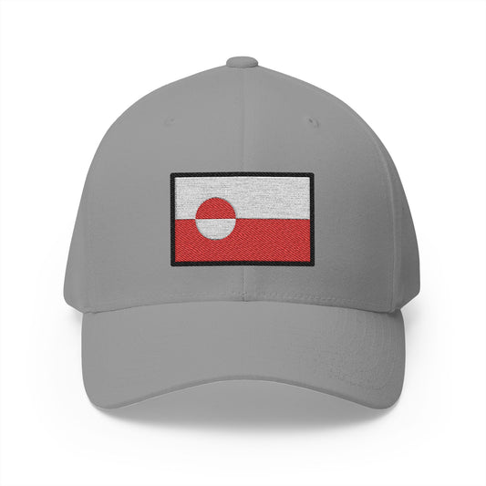 Flag: Greenland Emoji Grey Cap – Premium by Capmoji