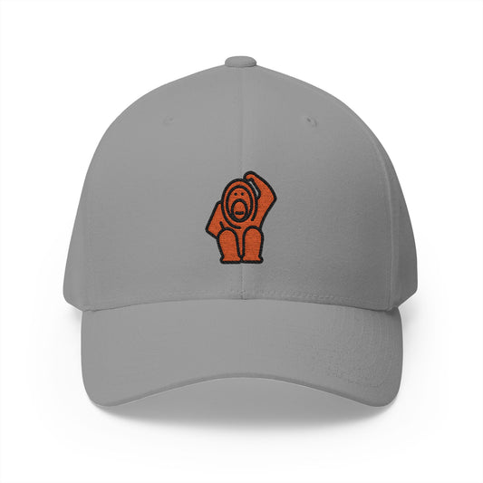 Orangutan Emoji Grey Cap – Premium by Capmoji
