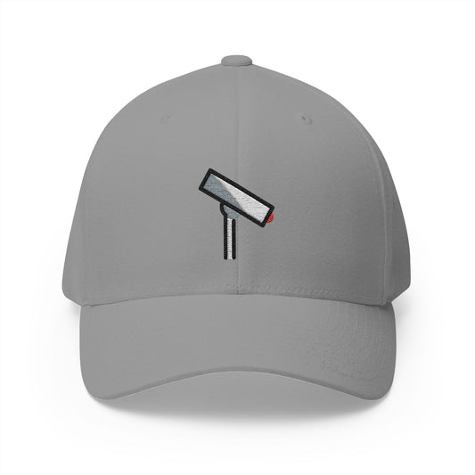 Surveillance Emoji Grey Cap – Premium by Capmoji