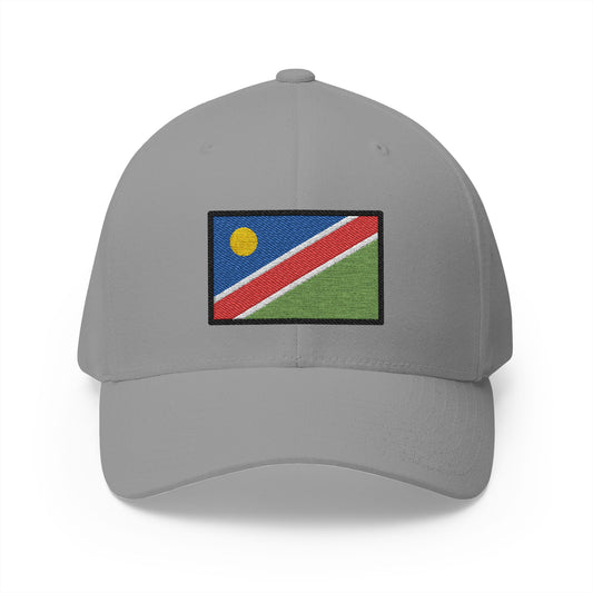 Flag: Namibia Emoji Grey Cap – Premium by Capmoji