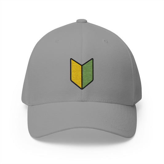 Japanese Symbol For Beginner Emoji Grey Cap – Premium by Capmoji