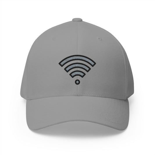Wifi Emoji Grey Cap – Premium by Capmoji